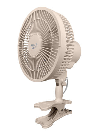 พัดลมตั้งโต๊ะ แบบหนีบ 8 นิ้ว MIRA M-73 LATTE_1